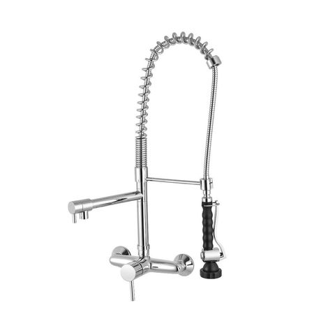 Torneira Gourmet para Cozinha Misturador de Parede 2881 C75 Cromado Meber Metais