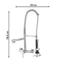 Ver imagem 3 de Torneira Gourmet para Cozinha Misturador de Parede 2881 C75