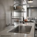 Ver imagem 2 de Torneira Gourmet para Cozinha Misturador de Parede 2881 C75 Cromado Meber Metais