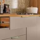 Ver imagem 5 de Cozinha Modulada Compacta com 8 Portas e 2 Gavetas Olga Cinamon/Nude