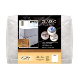 Protetor Colchão Queen Classic Slip Malha Impermeável (160x200) - Fibrasca - 1