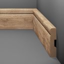 Ver imagem 1 de Rodapé Estilo 09 Eucafloor - 70 x 15mm Barra 2,40m - Cor 09