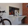Mesa Dobrável de Parede com Painel Ferramentas Branca - 4