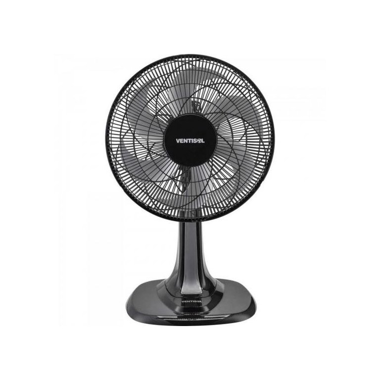 Ventilador de Mesa Ventisol Turbo 6 30cm Preto/cinza 220v