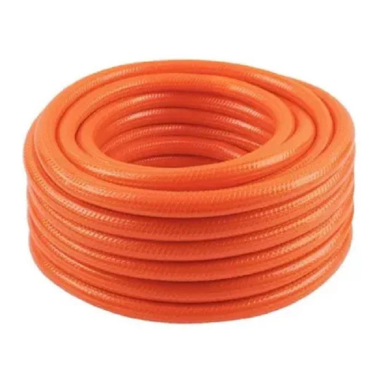 Mangueira de Jardim Trançada 50m 3/4x2,5mm Laranja Famastil - 1