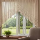 Ver mais imagens de Cortina Renda Bando Cozinha Cascata 3,00 x1,00ALT Diversas:Tulipa Marrom