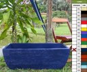 Ver imagem 4 de Kit 3 Vaso Planta 80x30 Jardineira Floreira Polietileno BGPLASTICOS V5 FERRUGEM 017