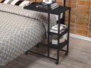 Ver imagem 3 de Mesa Industrial Auxiliar para Cama Miti Preto
