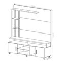 Ver imagem 3 de Home para TV Plote Off White e Canela