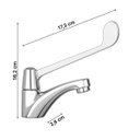 Ver imagem 2 de Torneira para Banheiro de Mesa 1193 Globalmedic Meber Metais