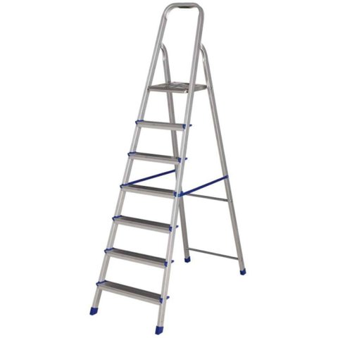 Escada Aluminio Resid.07 Degraus - Alustep