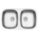 Ver imagem 1 de Cuba Dupla para Cozinha Retangular Prime Inox com Válvula Acetinada - Tramontina 94030/102