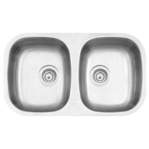 Cuba Dupla para Cozinha Retangular Prime Inox com Válvula Acetinada - Tramontina 94030/102