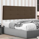 Ver imagem 3 de Cabeceira Painel Solteiro 0,90m Berlim Suede Marrom