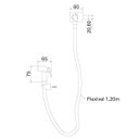 Ver imagem 2 de Ducha Higiênica 1851 C 50 Gioia Meber Metais