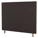 Ver imagem 1 de Cabeceira Cama Box Casal Queen Size Cairo 160cm Linho Marrom - Desk Design