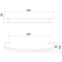 Ver imagem 2 de Porta Toalha Linear 2029 C 47 Meber Metais
