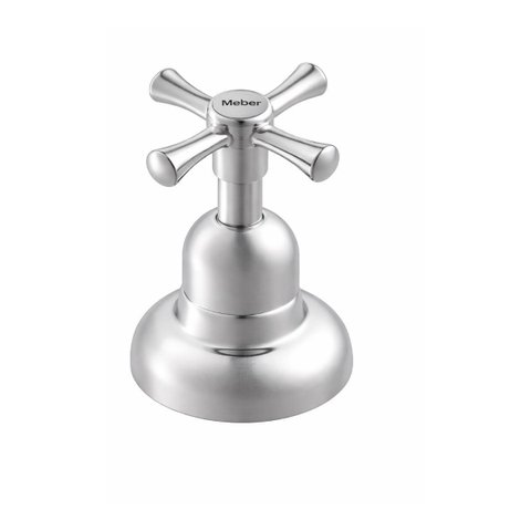 Acabamento Base para Registro C 24 1 1/2" e 1 1/4" Meber Metais Cromado