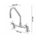 Ver imagem 3 de Misturador para Cozinha de Mesa 3006 C 24 Tetra Meber Metais Cromado