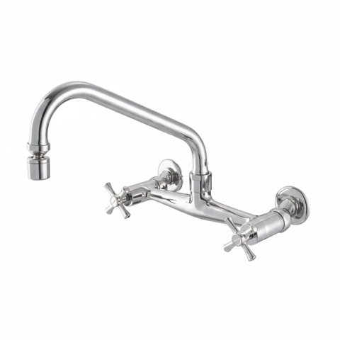 Misturador para Cozinha de Parede 3003 C 24 Tetra Meber Metais Cromado