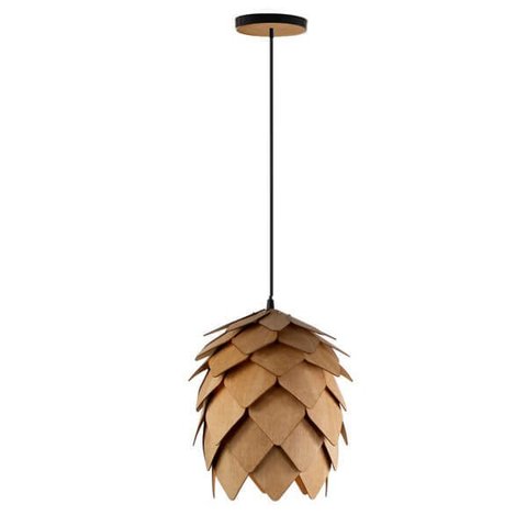 Lustre Pendente em Madeira - Lupulo - 2901 - Tauari