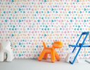 Ver imagem 1 de Papel de Parede Infantil - Cute Triangles Arte Destaque 2 Metros
