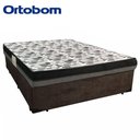 Ver imagem 3 de Cama Box Casal Suede + Colchão Casal Ortobom Iso Dupla Face 60x188x138 Marrom