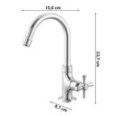 Ver imagem 3 de Torneira para Banheiro de Mesa 1190 C 24 Meber Metais