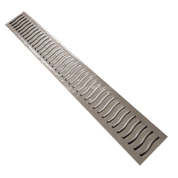 Grelha para Caixa Coletora Água Pluvial Calha Piso 100x14,5cm - 18 Unidades - 7