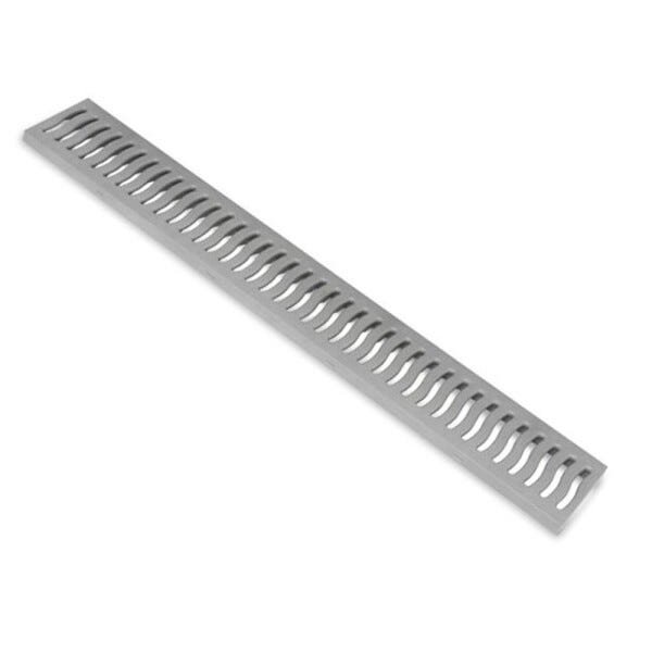 Grelha para Caixa Coletora Água Pluvial Calha Piso 100x14,5cm - 18 Unidades - 1