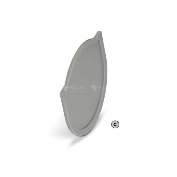 Grelha Coletora, Ralo Linear para Água Pluvial Calha Cinza Piso 100x15x15cm - 6 Unidades - 7