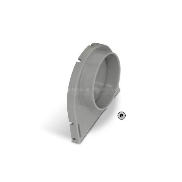 Grelha Coletora, Ralo Linear para Água Pluvial Calha Cinza Piso 100x15x15cm - 6 Unidades - 9