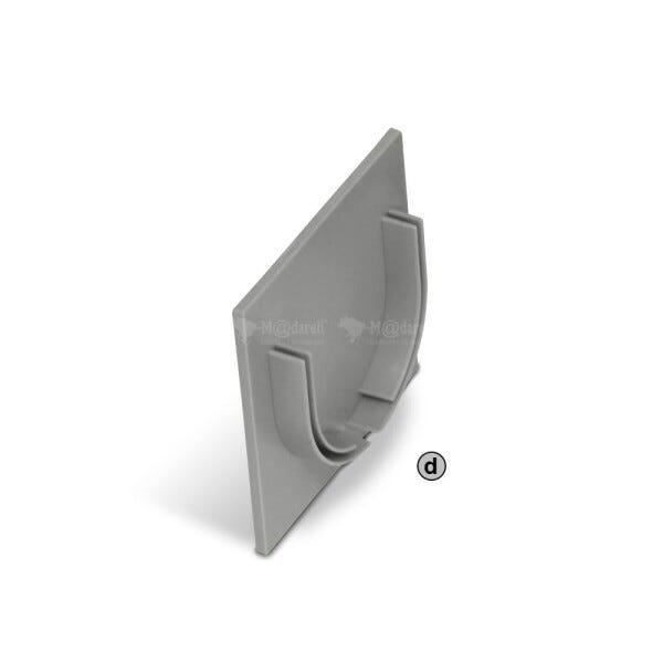 Grelha Coletora, Ralo Linear para Água Pluvial Calha Cinza Piso 100x15x15cm - 6 Unidades - 8