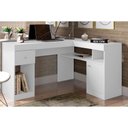 Ver imagem 1 de Mesa Computador Nilo C/ 1 Porta e 1 Gaveta Branco - Caemmun