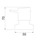 Ver imagem 2 de Acabamento para Registro C 78 1/2, 3/4 e 1 Meber Metais Cromado