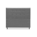 Ver imagem 2 de Cabeceira Estofados Casal Queen Quarto 1,64cm Betina Suede Cinza Madelina Decor