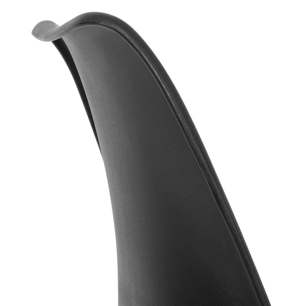 Cadeira Leda Preta - Charles Eames Wood com Almofada - 7