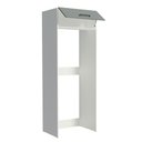 Ver imagem 5 de Porta Geladeira Armário de Cozinha 1 Porta Basculante Branco/Cinza Agata Madesa