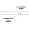 Kit 3 Puxador 608mm Alumínio Armário Móveis Cômoda Roupeiro - 2