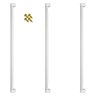 Kit 3 Puxador 608mm Alumínio Armário Móveis Cômoda Roupeiro - 1