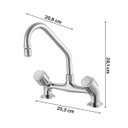 Ver imagem 3 de Misturador para Cozinha de Mesa 3002 C 40 Domus Meber Metais Cromado