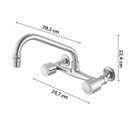 Ver imagem 3 de Misturador para Cozinha de Parede 3003 C 40 Domus Meber Metais