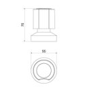 Ver imagem 2 de Acabamento para Registro C 40 1/2, 3/4 e 1 Meber Metais