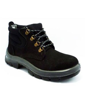 Botina Nobuck Cartom / Imbiseg Bico De PVC