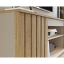 Ver imagem 7 de Rack Ripado Retrô para TV até 60 Polegadas MDF 160cm Pés em Madeira Maciça Malibu