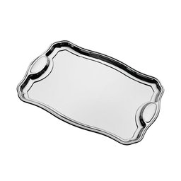 Bandeja Tramontina Classic Retangular em Aço Inox com Alças 42 X 29 Cm - 1