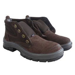 Botina de Amarrar Nobuck sem Biqueira N.39 Cartom - 2 Botina de Amarrar Nobuck sem Biqueira N.39 Cartom - 2