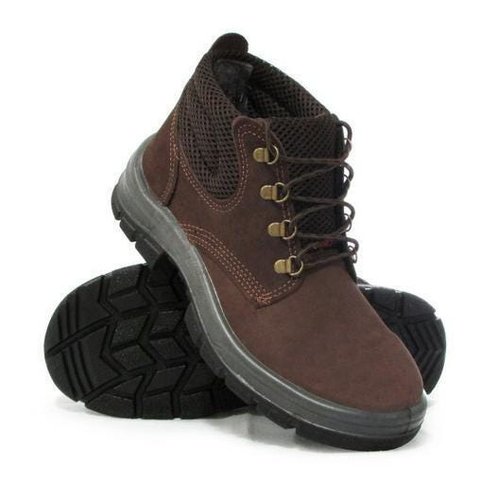 Botina Segurança Trabalho Nobuck Café Cartom - Ca 15080 - 36 Tamanho:36;Cor:Marrom