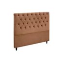Ver imagem 1 de Cabeceira Cama Box Estofada King King Embaixatriz Plus Suede Bege - Simbal