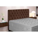 Ver imagem 3 de Cabeceira Cama Box Estofada King King Embaixatriz Plus Suede Bege - Simbal